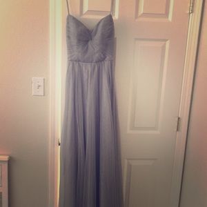 Bhldn French blue tinsley dress